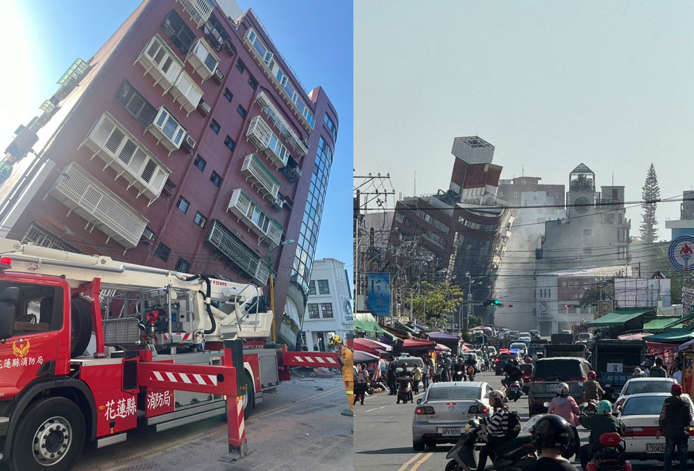 Dozens injured after earthquake hits Taiwan
