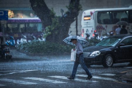 Rainy weather in Macao