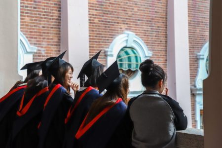 Fresh graduates from Hong Kong University are seen in this photo from 15 December 2018