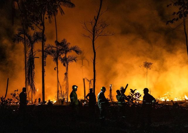 Reduced funding is contributing to record-breaking wildfires in the Amazon