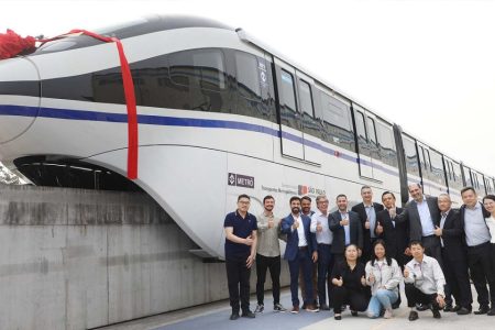 BYD’s SkyRail trains set off for Brazil