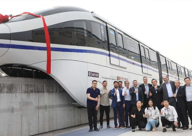 BYD’s SkyRail trains set off for Brazil