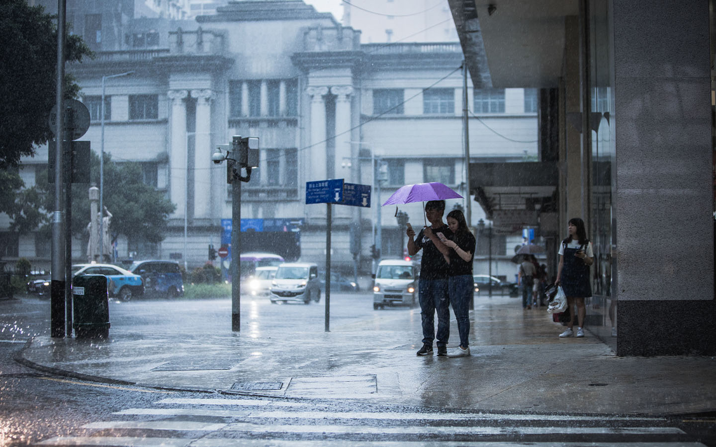 2024’s first black rainstorm warning was issued over the weekend