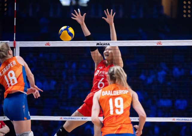 China beats Netherlands in Women’s Volleyball preliminaries at Macao’s Galaxy Arena