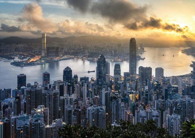 A high-profile global investor conference is underway in Hong Kong