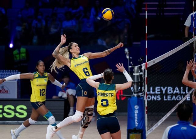 Wins for Italy, Japan and Brazil at the Women’s Volleyball Nations League