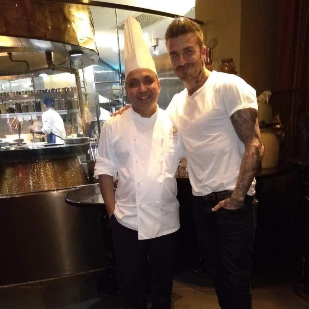 David Beckham was a fan of Paul's Indian dishes when the chef worked at the Venetian's Golden Peacock