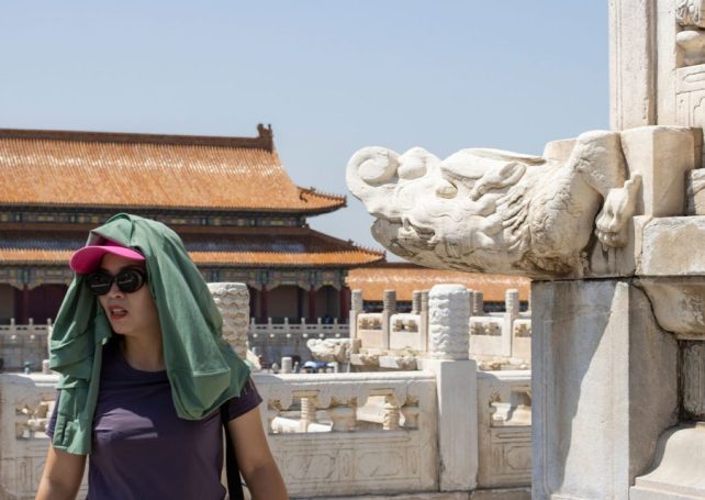 Scorching heat is sweeping across many parts of China 