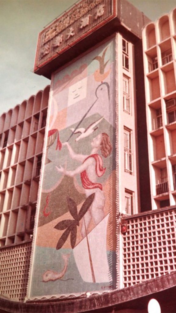 Hotel Estoril’s mosaic mural is one of the very few examples of Futurist art in Macao