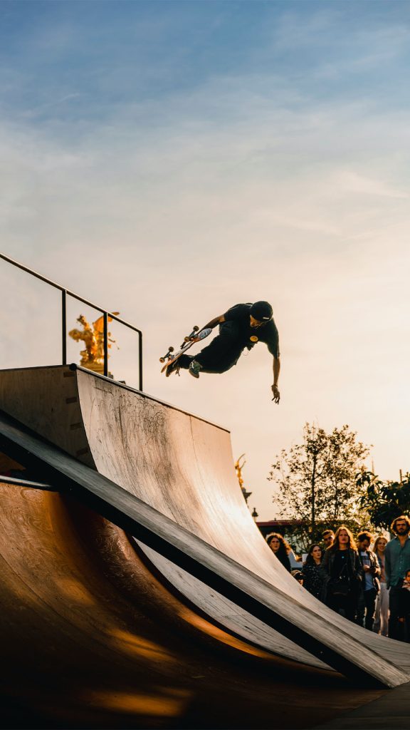 Skateboarding makes a return in Paris after its debut at the Tokyo Games