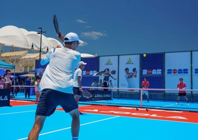 Macao has launched its first pickleball court at the Fisherman’s Wharf