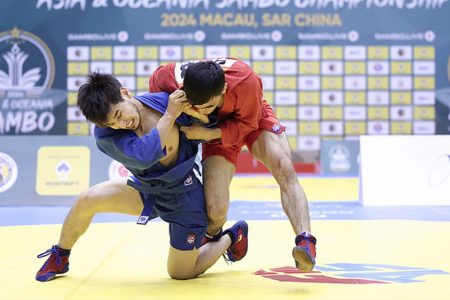 Macao hosts the Asia and Oceania Sambo Championships