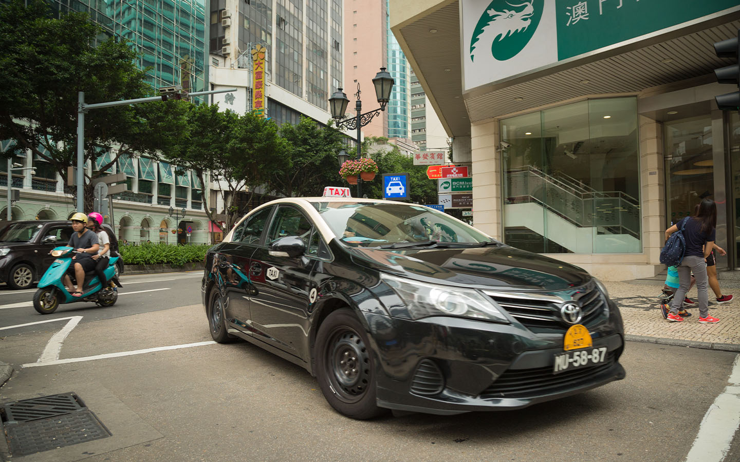 Fifty new black taxis are on the roads of Macao