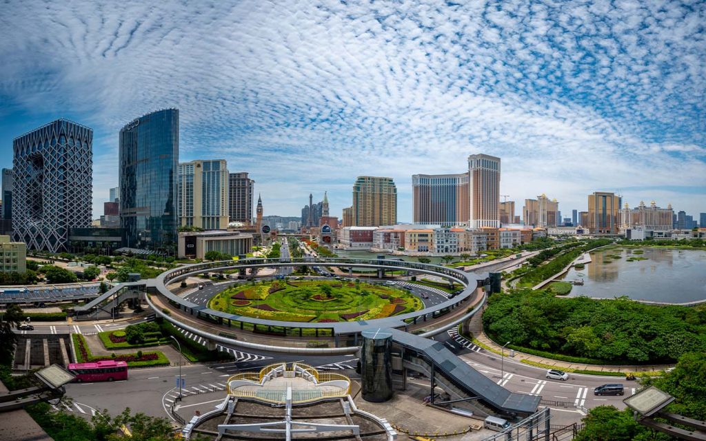 The iconic Cotai Strip stands as the epicentre of Macao's gambling industry