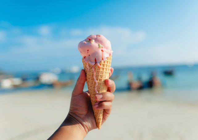 Why do you often feel hungry at the beach? Science has an answer