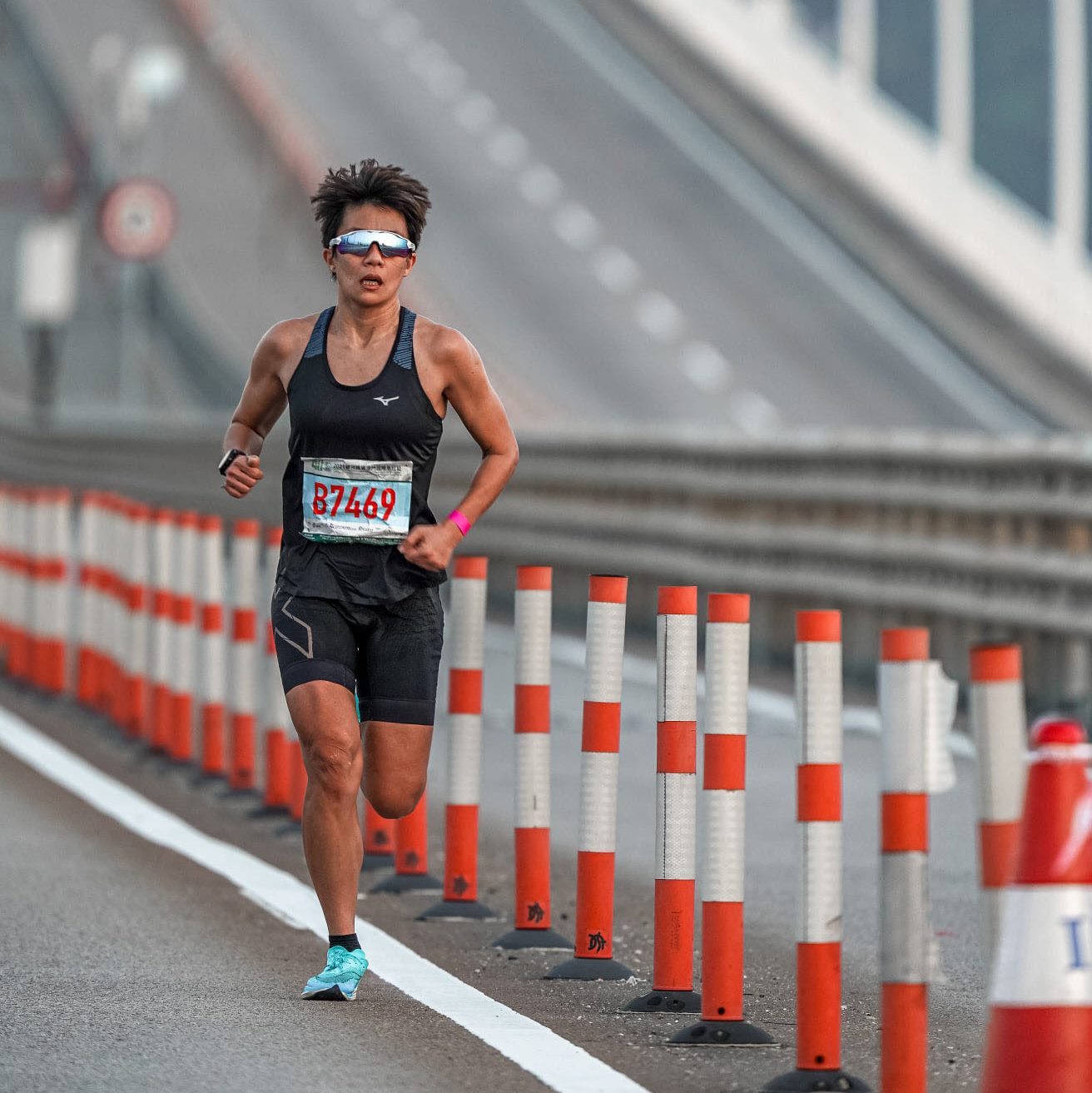 Hoi Long pictured at the 2021 Galaxy Entertainment Macao International Marathon