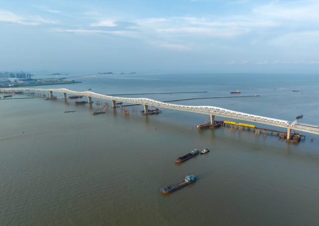 The Macau Bridge could stay open during typhoons 