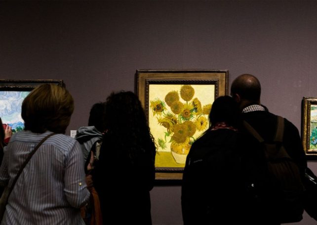 Climate protesters target van Gogh paintings again