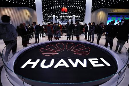 Huawei opening in Spain.