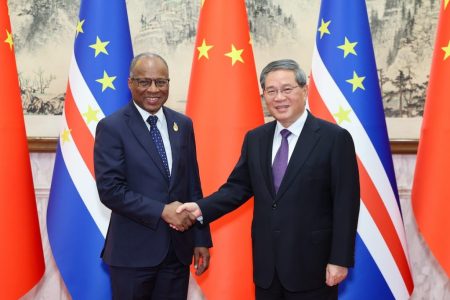 Chinese Premier Li Qiang meets with Cabo Verdean Prime Minister Ulisses Correia e Silva, who is in Beijing for the 2024 Summit of the Forum on China-Africa Cooperation