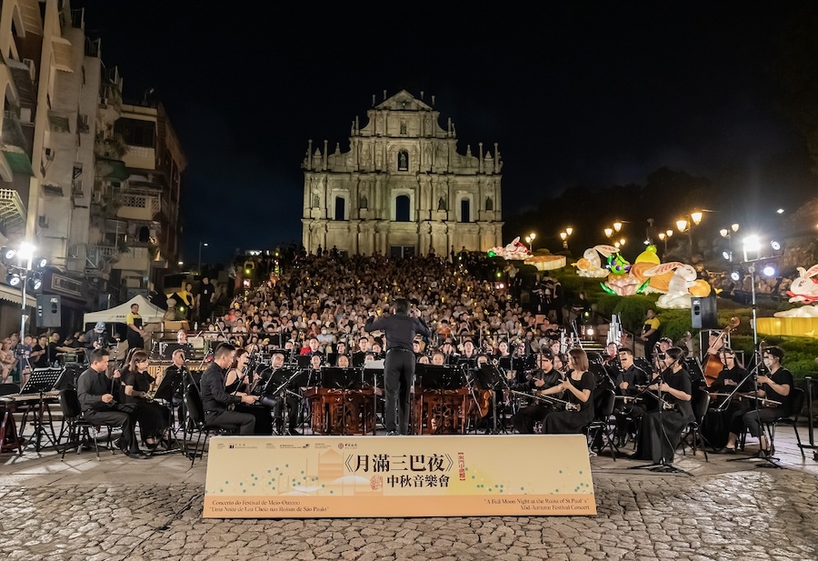 The Macao Chinese Orchestra will give a free show at the Ruins of St. Paul’s