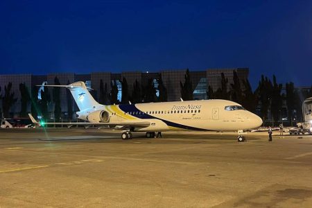 China’s homegrown ARJ21 jet touches down in Guangzhou in aviation milestone