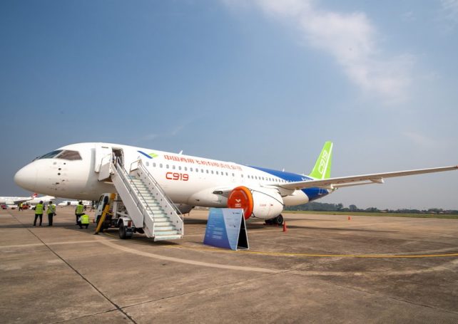 Chinese aircraft maker COMAC in talks with Brazilian airline