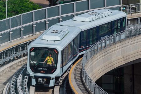 Construction of the LRT’s Hengqin extension has finished