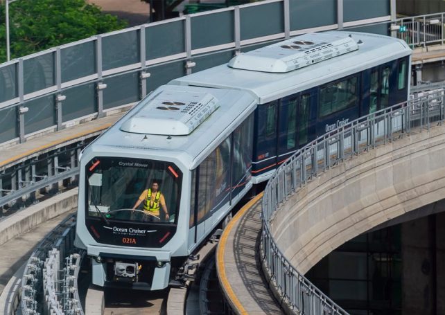 Construction of the LRT’s Hengqin extension has finished