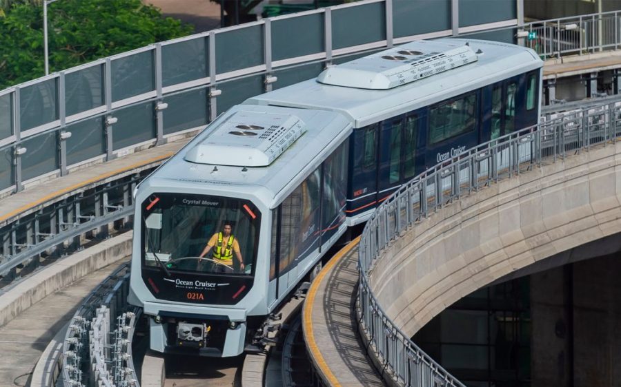 Construction of the LRT’s Hengqin extension has finished