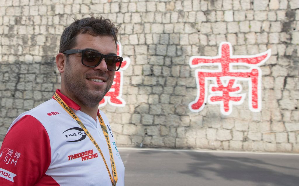 Rosin seen walking around the Guia Circuit before race day at the 2019 Macau Grand Prix