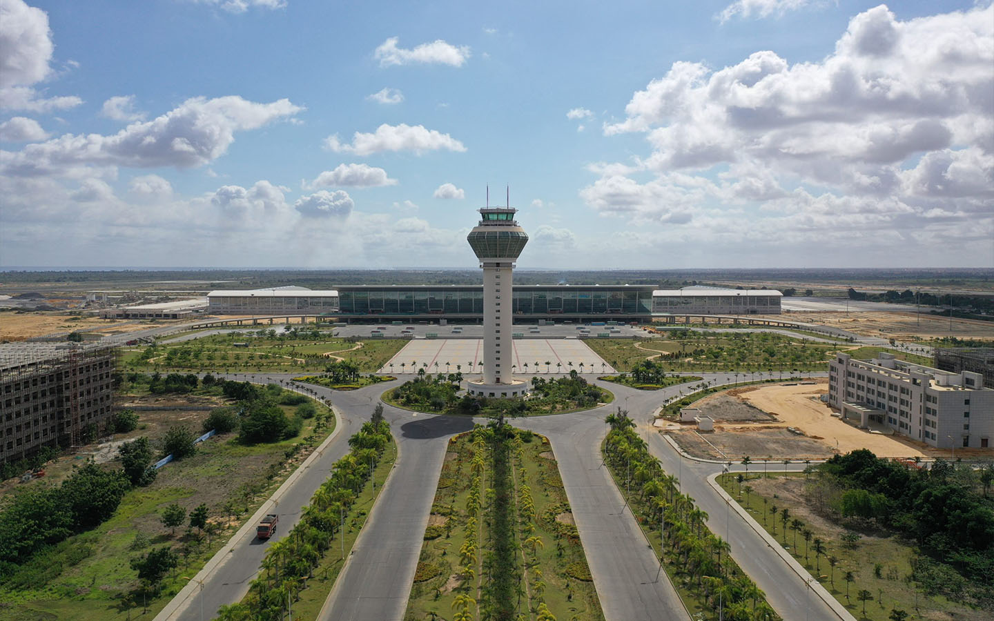 Passenger flights have started at Angola’s new airport