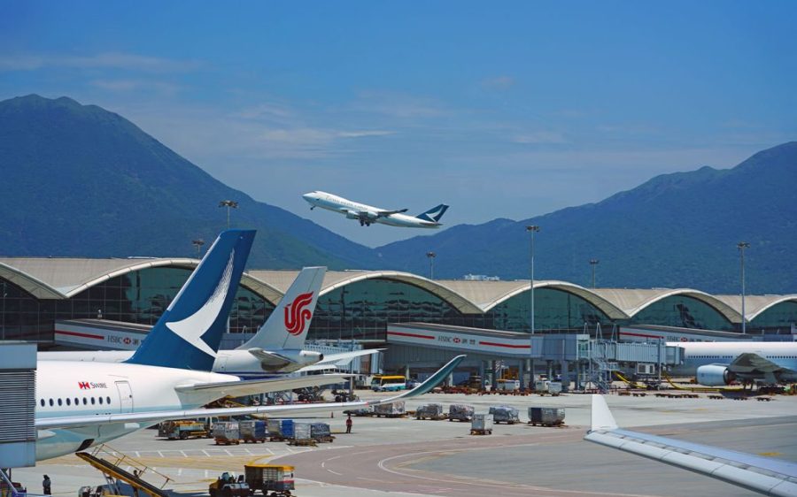 Hong Kong airport commences operation of a three-runway system