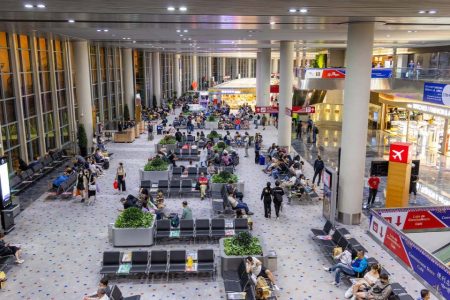 Airport passenger numbers rebound, but remain below pre-pandemic levels