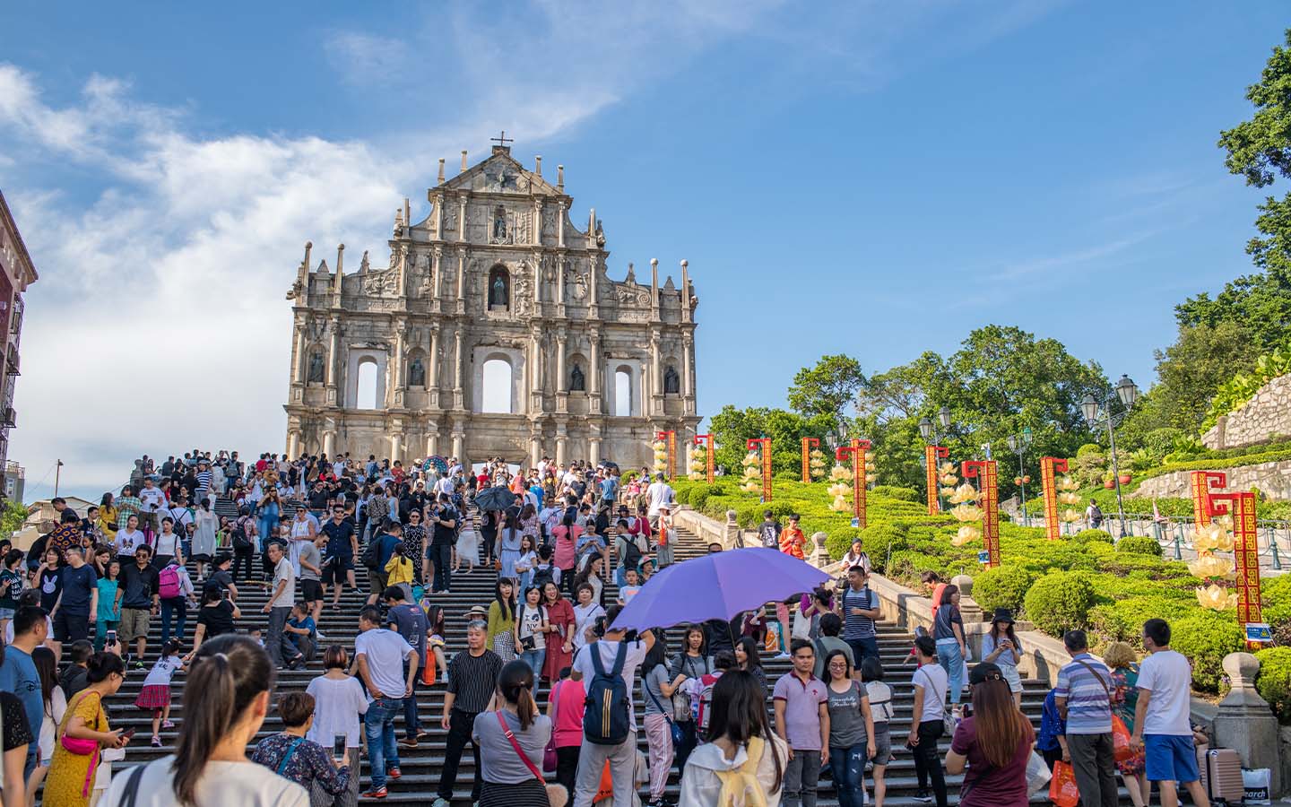 Macao is now expected to receive 34 million visitors this year 