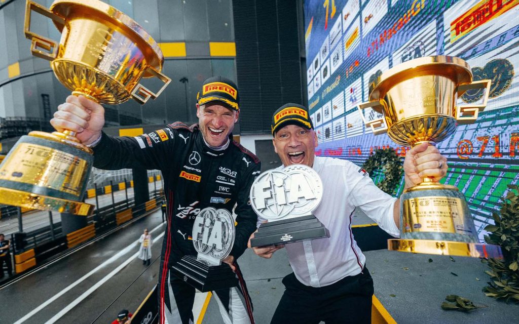 Maro Engel wins FIA GT World Cup in dramatic fashion