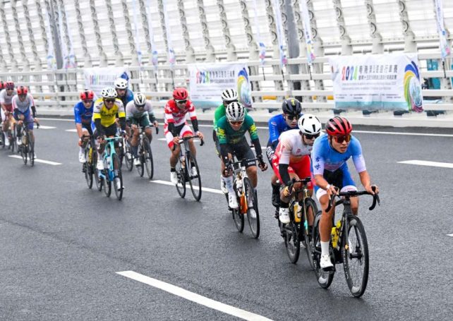 National Games cycling test event makes sporting history 