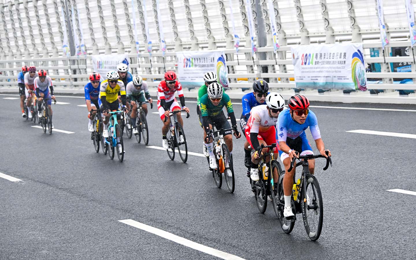 National Games cycling test event makes sporting history 