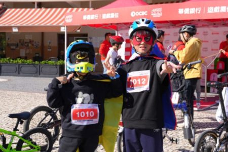 Family cycling event raises funds for Caritas