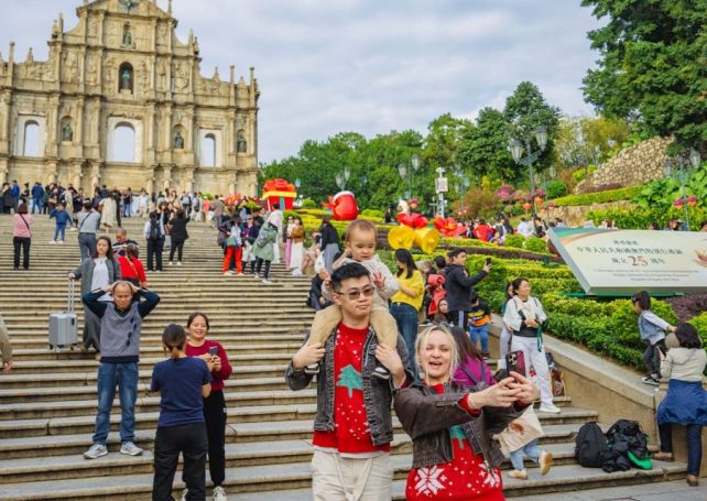 Nearly 730,000 visitors travelled to Macao during the Christmas break 