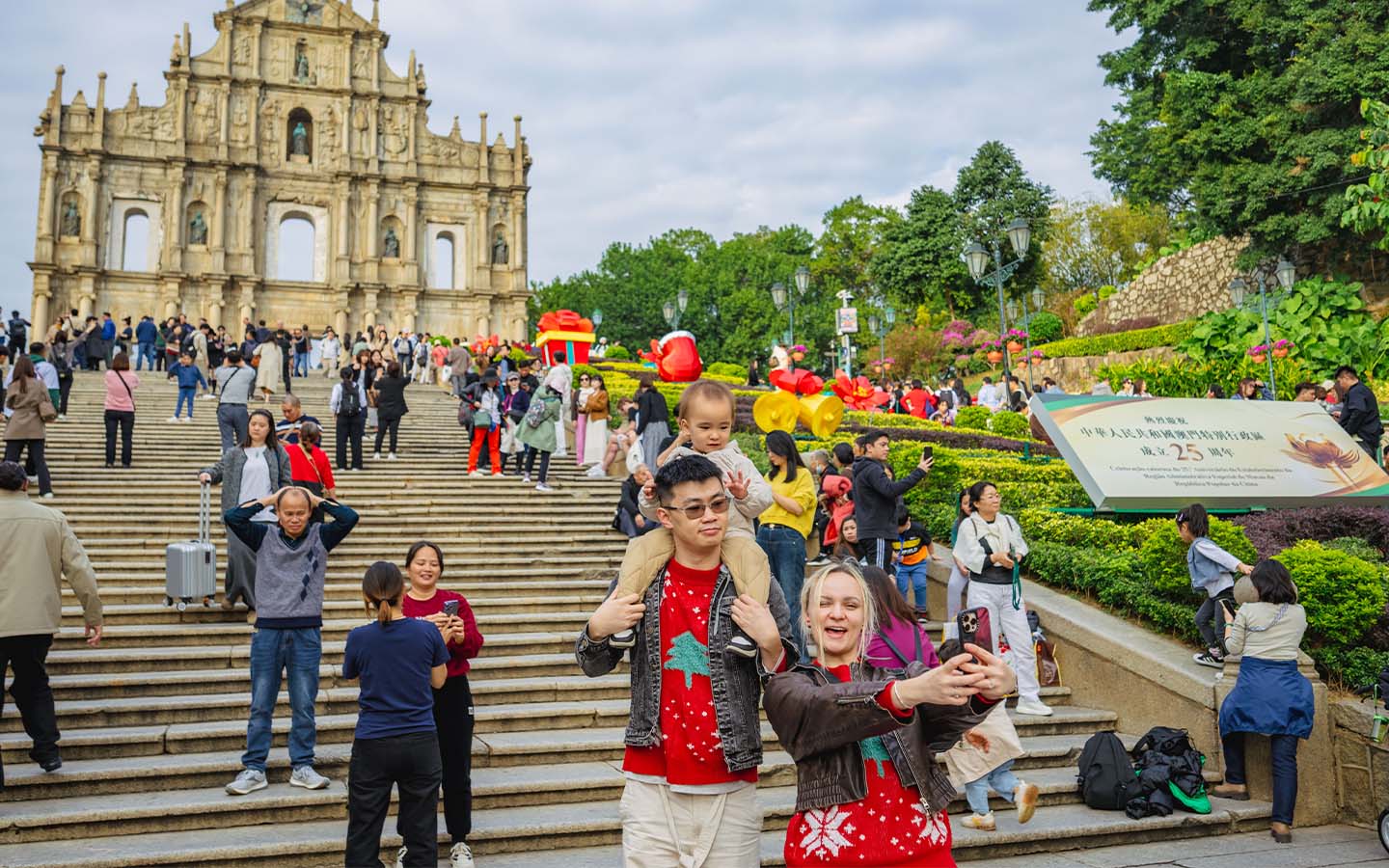 Nearly 730,000 visitors travelled to Macao during the Christmas break 