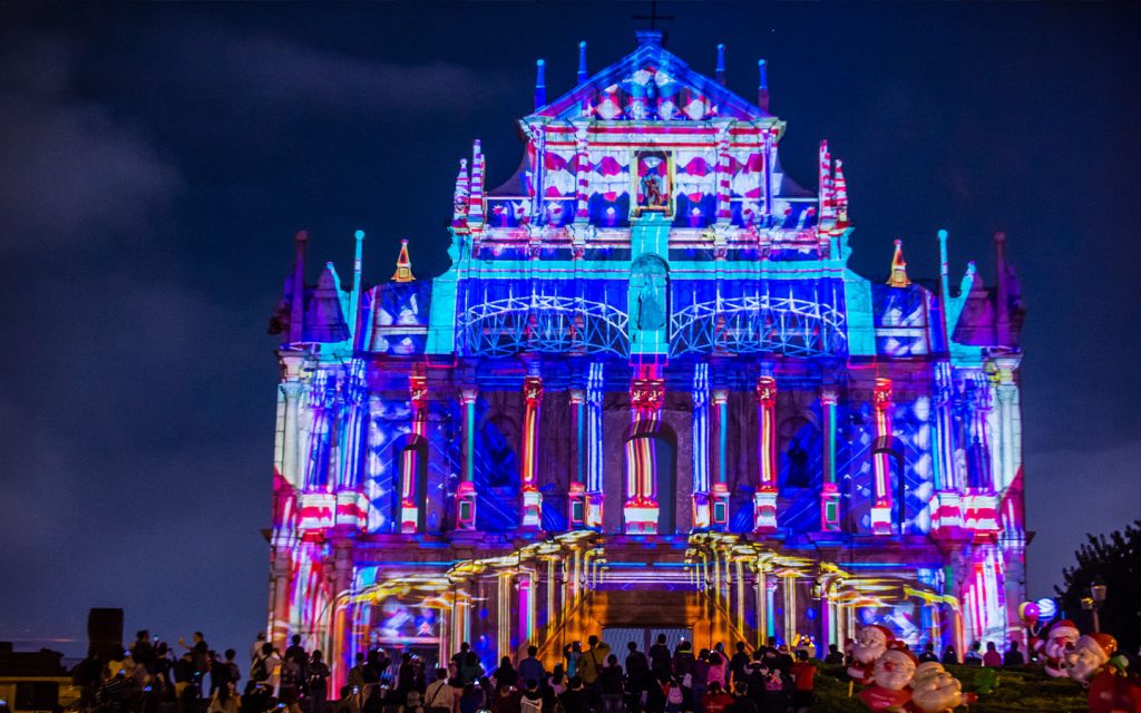 The Ruins of St. Paul’s make for a memorable setting for the annual Christmas Eve Celebration