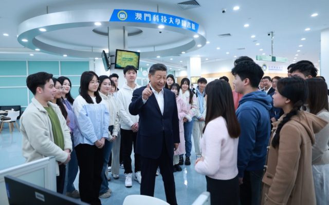 President Xi visits MUST and Hengqin