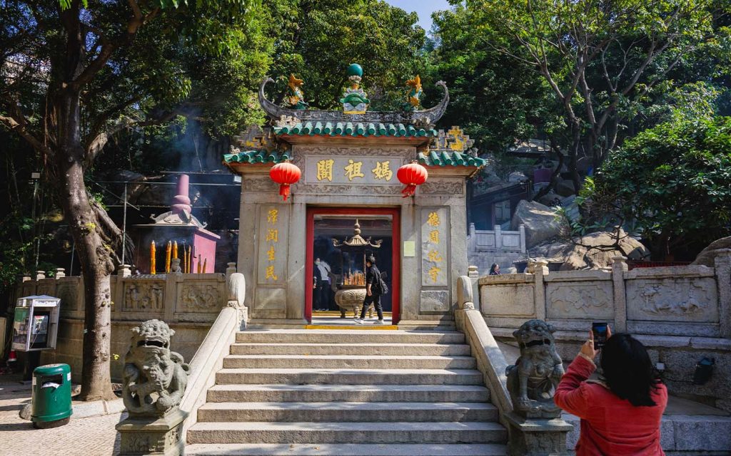 Legend has it that the first Portuguese in Macao landed on the coast around A-Ma Temple