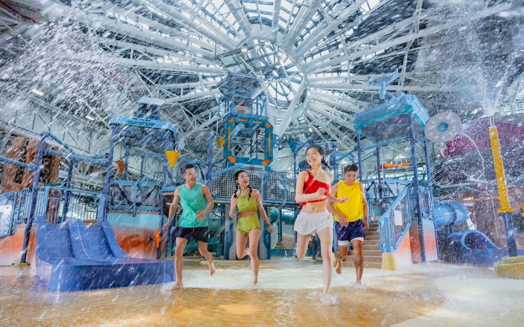 If the water park isn’t enough to quell your desire for fun, consider purchasing a funtastic four package, which gives you access to Studio City’s Golden Reel, Super Fun Zone and cinema