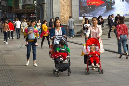 China’s overall population has fallen but its birth rate has slowly risen