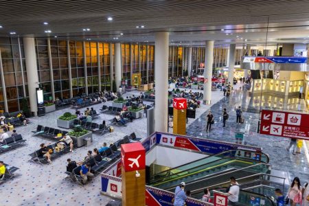 Passenger numbers at Macao’s airport surge by nearly 50 percent