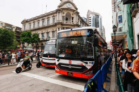 Police have been issuing hundreds of fines for jaywalking in Macao