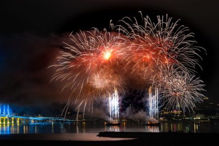 The second Year of the Snake fireworks show takes place tonight