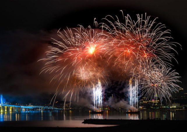 The second Year of the Snake fireworks show takes place tonight